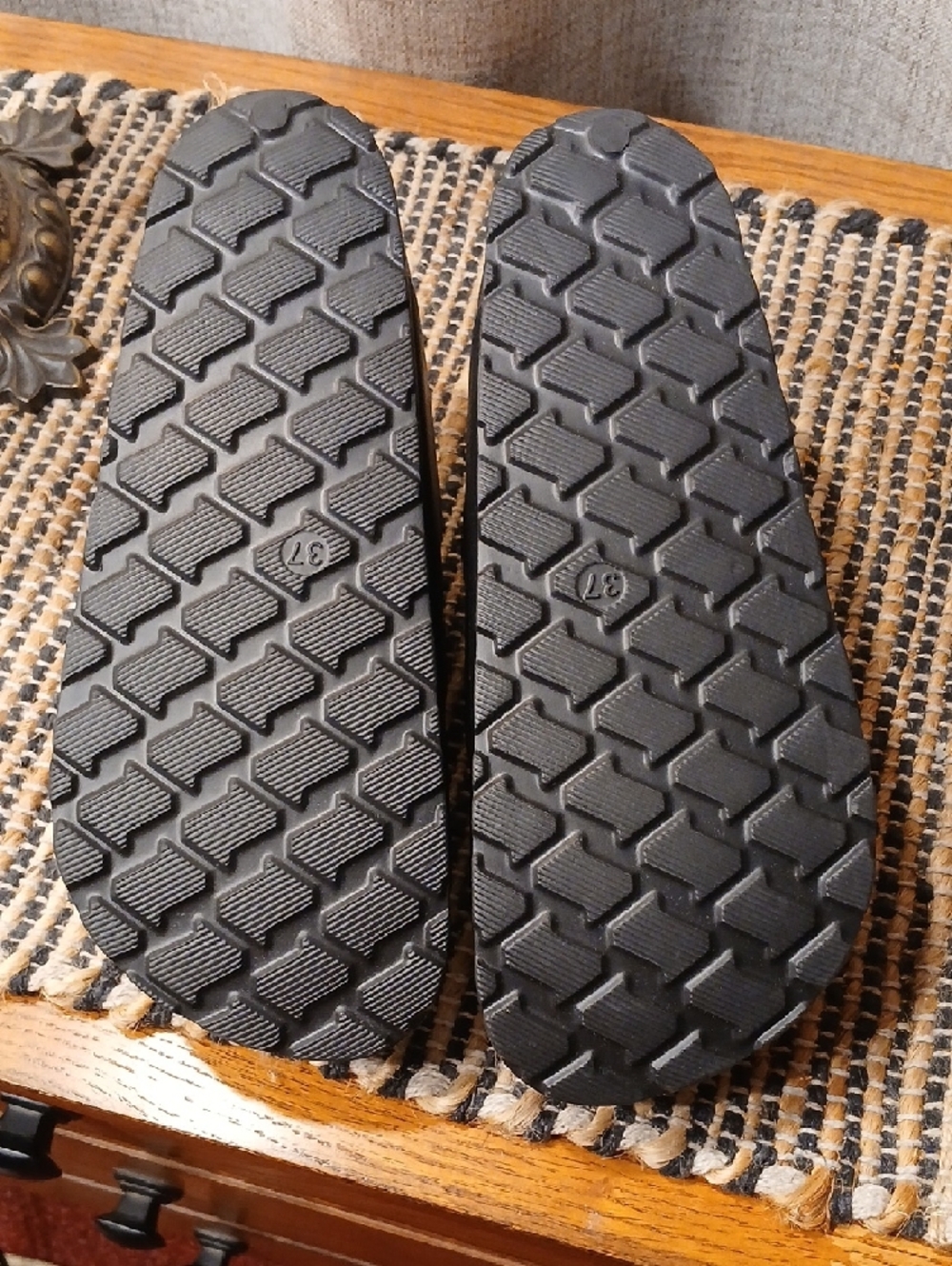Platform Slide Sandals in Black - Picture 5 of 6